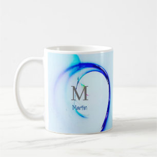 MUG MONOGRAMEED OCEAN WAVE NOM DU SURF
