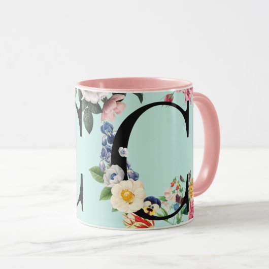 Mug Monogramme (Devant droit)