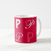 Mug Monogramme (Devant droit)
