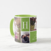 Mug Monogramme 4 Collage photo (Devant gauche)