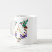 Mug Monogramme A Colibri Bijou de Luxe (Devant gauche)