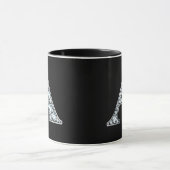 Mug Monogramme A Faux Diamond (Centre)