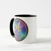 Mug Monogramme 'A' Gras - La marque d'Ananya depui (Devant gauche)