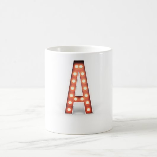 Mug Monogramme A Lumières De Marque (Centre)