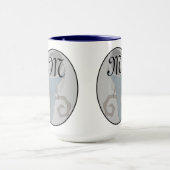 Mug Monogramme à pâte noire (Centre)