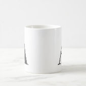 Mug Monogramme à pois noir et blanc (Centre)