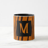 Mug Monogramme à rayures de tigres (Centre)