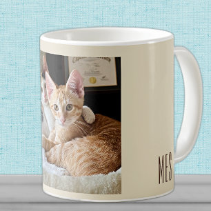 Mug Monogramme Ajoutez Votre Propre Photo Adorables An