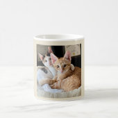 Mug Monogramme Ajoutez votre propre photo Cute Animaux (Centre)