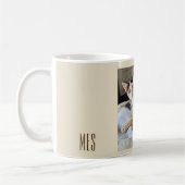 Mug Monogramme Ajoutez votre propre photo Cute Animaux (Gauche)