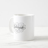 Mug Monogramme Alléluia (Devant gauche)