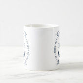 Mug Monogramme Ancre nautique (Centre)