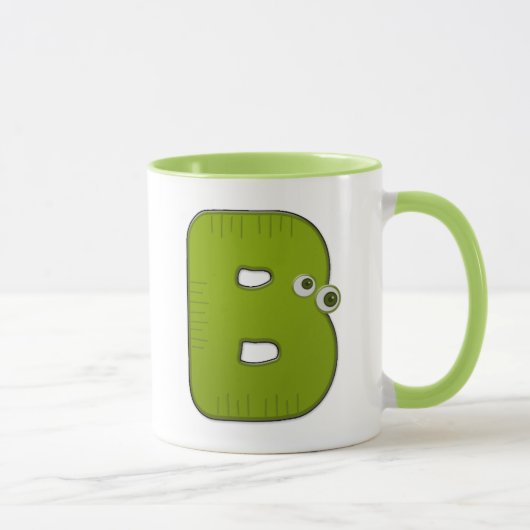 Mug monogramme animal - B (Droite)