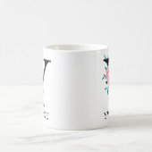 Mug Monogramme Aquarelle Lettre Y Personnalisée Simple (Centre)