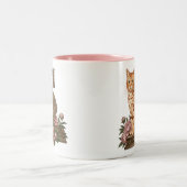 Mug Monogrammé au Chat Tigré Orange (Centre)