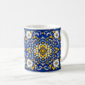 Mug Monogramme Azulejo de Minuit (Devant droit)