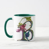 Mug Monogramme B de colibri (Gauche)