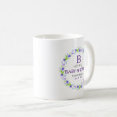 Mug Monogramme B est pour le Baby shower (Devant droit)