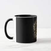 Mug Monogramme B or sur noir (Gauche)