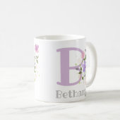 Mug Monogramme B & prénom Bethany (Devant droit)