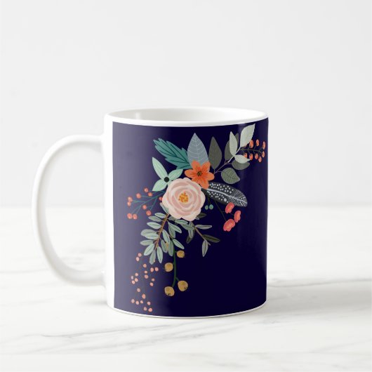 Mug Monogramme botanique (Gauche)