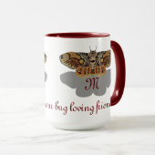 Mug Monogramme Brahmin Moth (Devant droit)