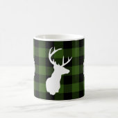 Mug Monogramme Buffalo Plaid Lumberjack Elk (Centre)