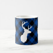 Mug Monogramme Buffalo Plaid Lumberjack Elk (Centre)