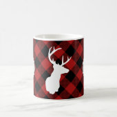 Mug Monogramme Buffalo Plaid Lumberjack Elk (Centre)