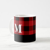 Mug Monogramme Buffalo plaqué (Devant gauche)