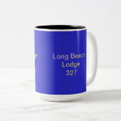 Mug Monogrammé Carré Classé & Compas (Devant droit)