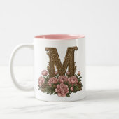 Mug Monogramme Chat Blanc Yeux Bleus (Gauche)