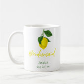 Mug Monogramme citron (Gauche)
