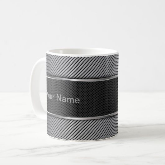Mug Monogramme cool Mens (Devant gauche)