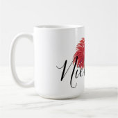 Mug Monogramme Coq Rouge (Gauche)
