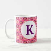 Mug Monogramme Coupe de café imprimée sur mesure Jolie (Gauche)
