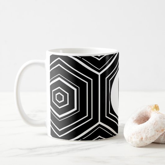 Mug monogramme D (Avec donut)