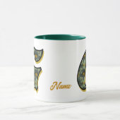 Mug Monogramme Daisy Initiale G Personnalisé (Centre)