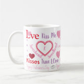 Mug Monogramme d'amour (Gauche)