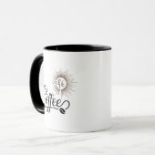 Mug Monogramme de café (Devant gauche)
