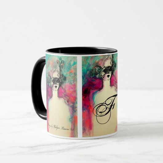 MUG MONOGRAMME DE CHARME (Devant gauche)