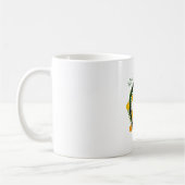 Mug Monogramme de couronne de Noël (Gauche)