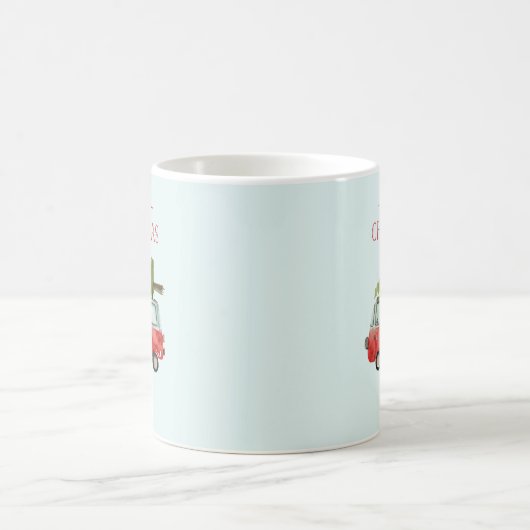 Mug monogramme de courre d'aquarelle de marbre (Centre)