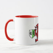 Mug Monogramme de dragon gallois (Gauche)