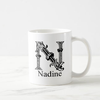 Mug Monogramme de fantaisie : Nadine