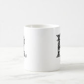 Mug Monogramme de fantaisie : Rita (Centre)