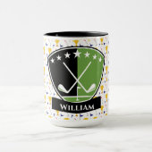 Mug Monogramme de golfeurs (Centre)