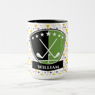 Mug Monogramme de golfeurs