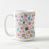 Mug Monogramme de jardinier gris (Gauche)