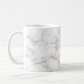 Mug Monogramme de la lettre initiale de laurier floral (Gauche)